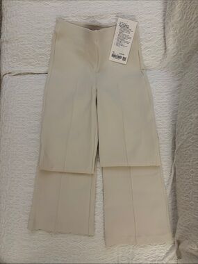 lululemon athletica stretch spacer high rise pant color light ivory